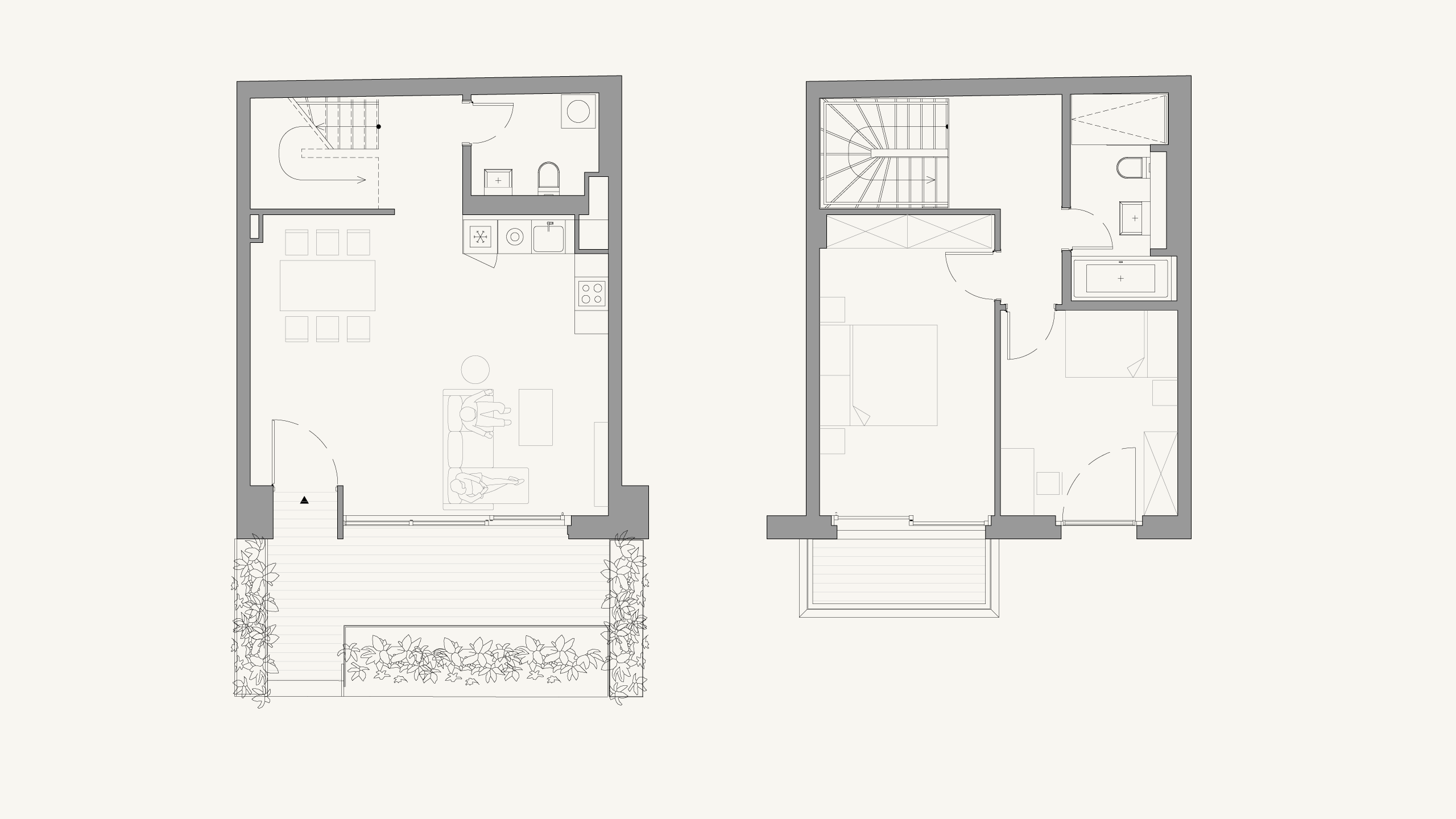 Grundriss Maisonette